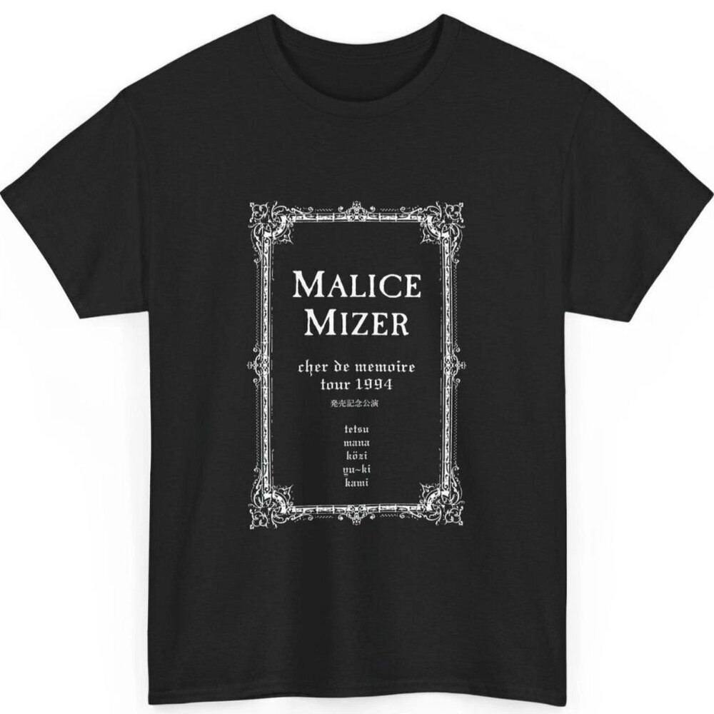 Malice Mizer Cher de Memoire 1994 Tour T-Shirt .